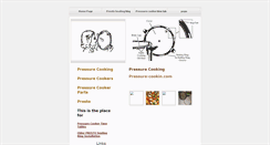 Desktop Screenshot of pressure-cookin.com